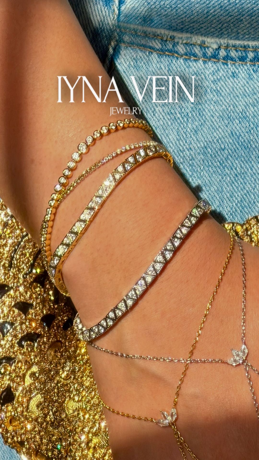 Tennis bracelet set: Trilli & Bezzy