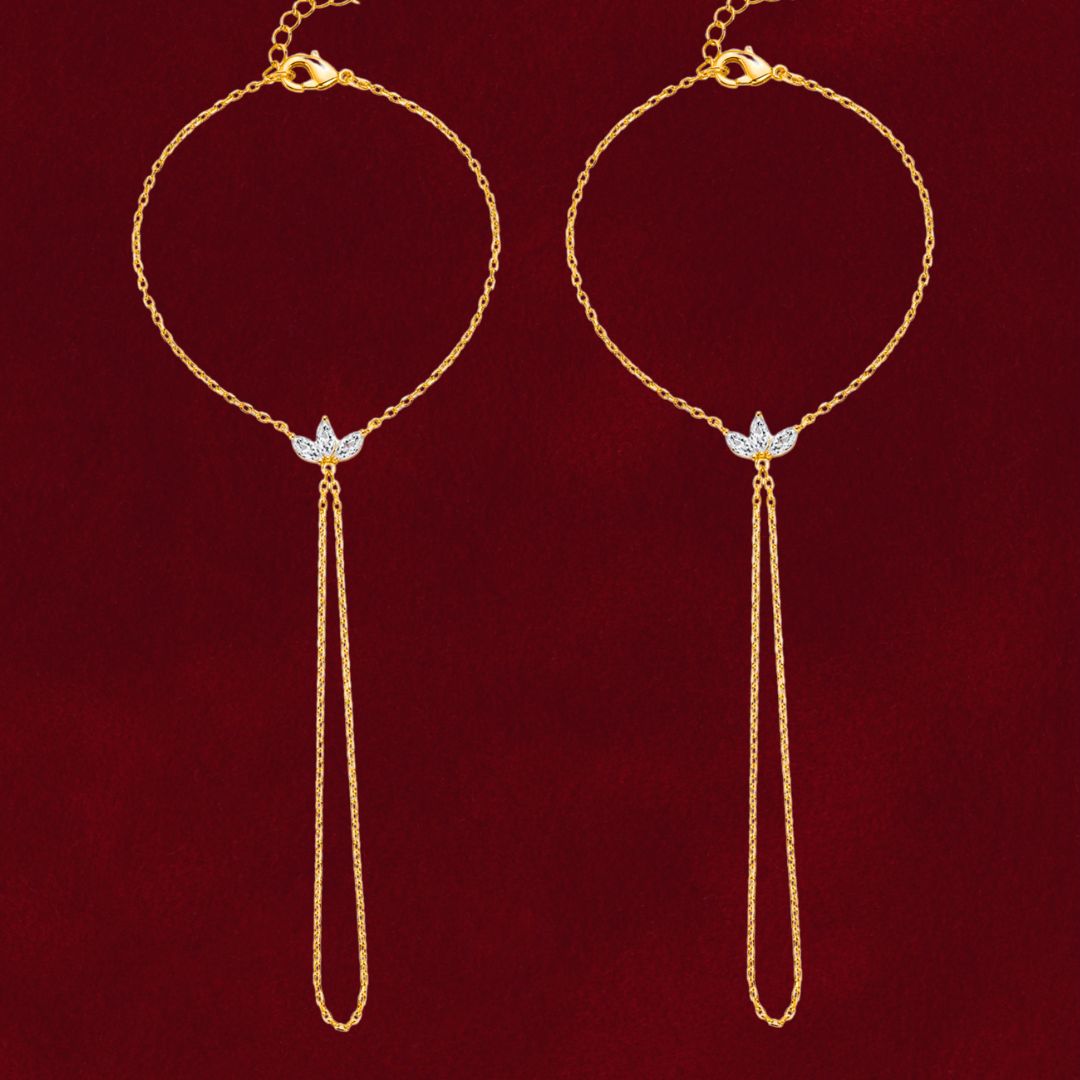 2 Set: Marquise Hand Chains
