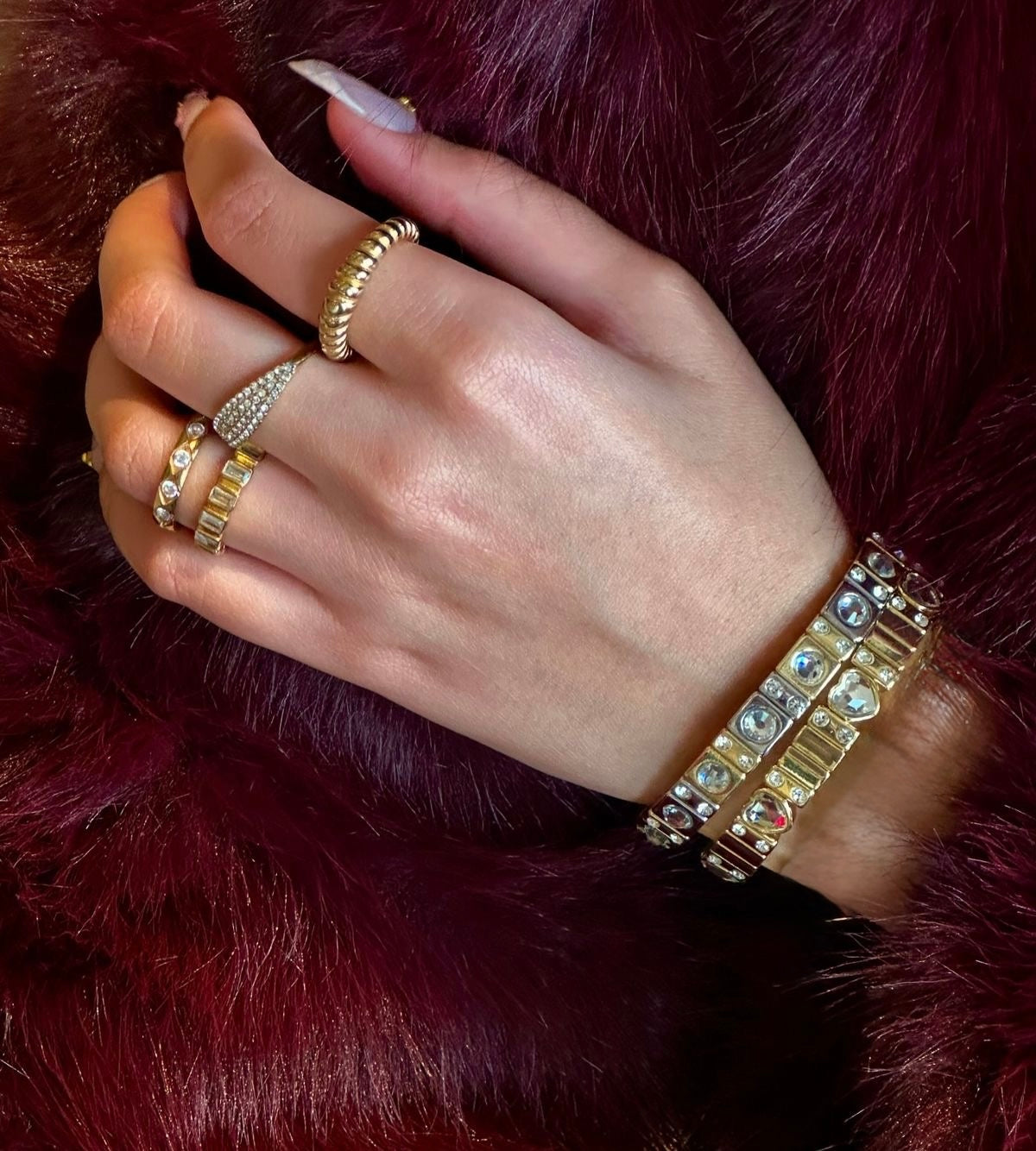 2 Piece Bracelet Set: Blinda & Core