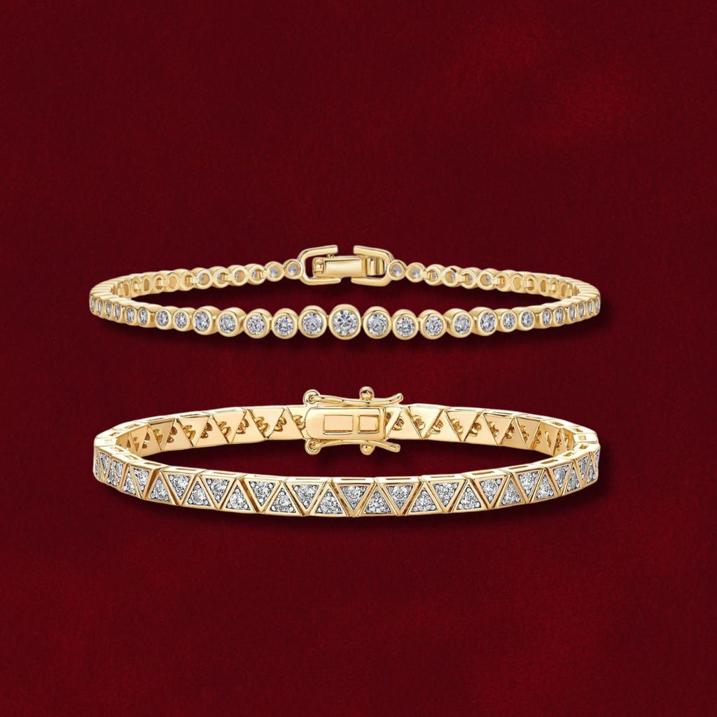 Tennis bracelet set: Trilli & Bezzy