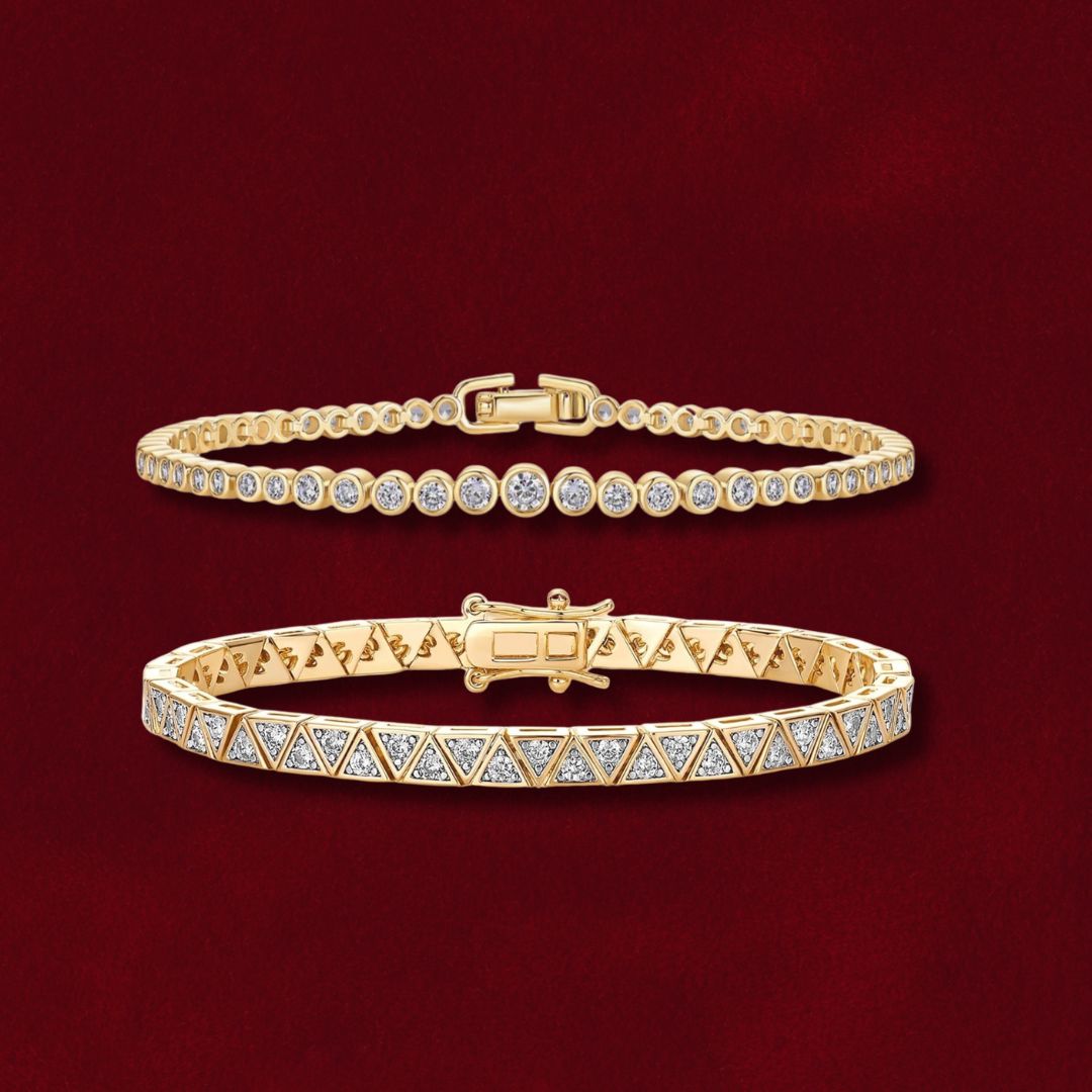 Tennis bracelet set: Trilli & Bezzy