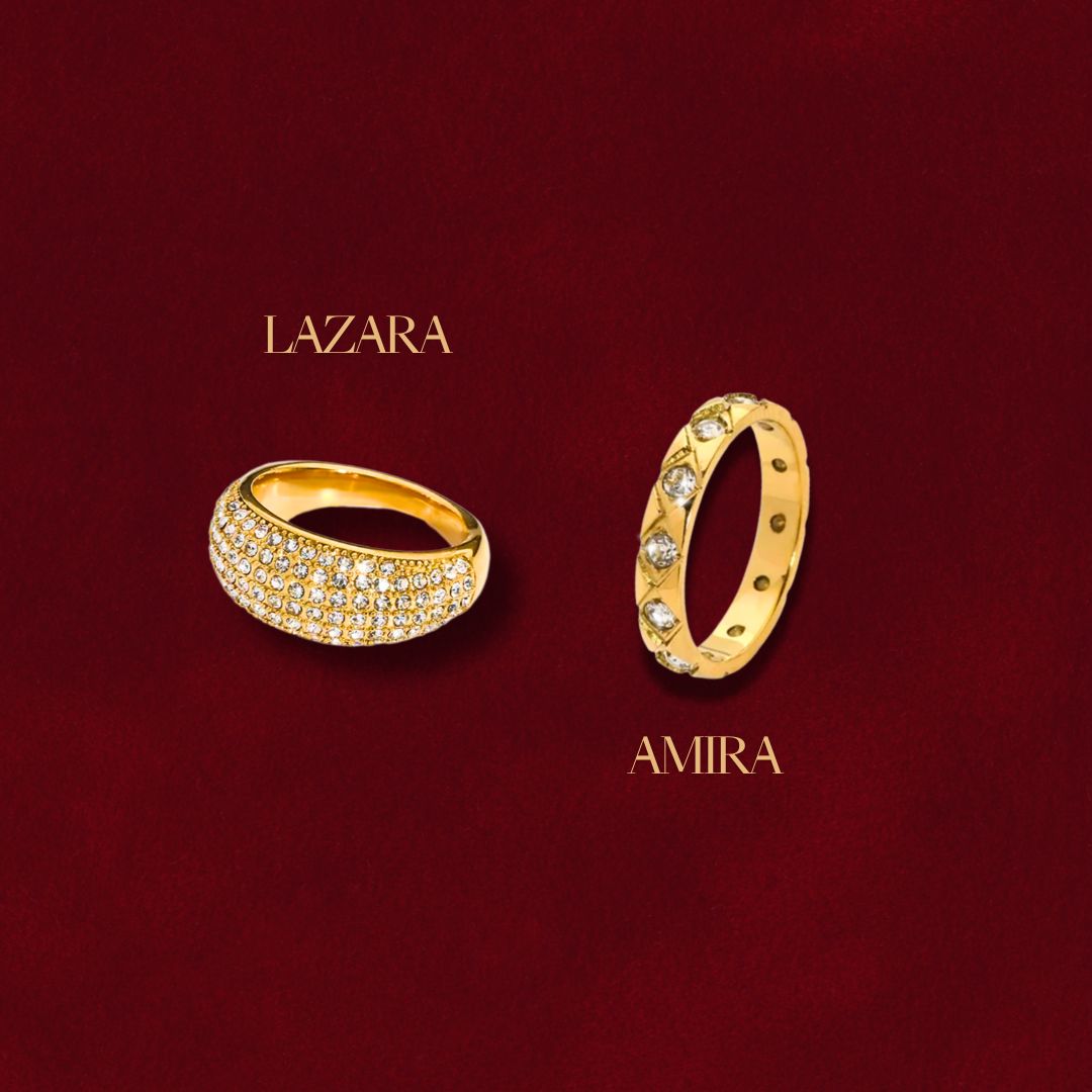 2 ring set: Lazara & Amira