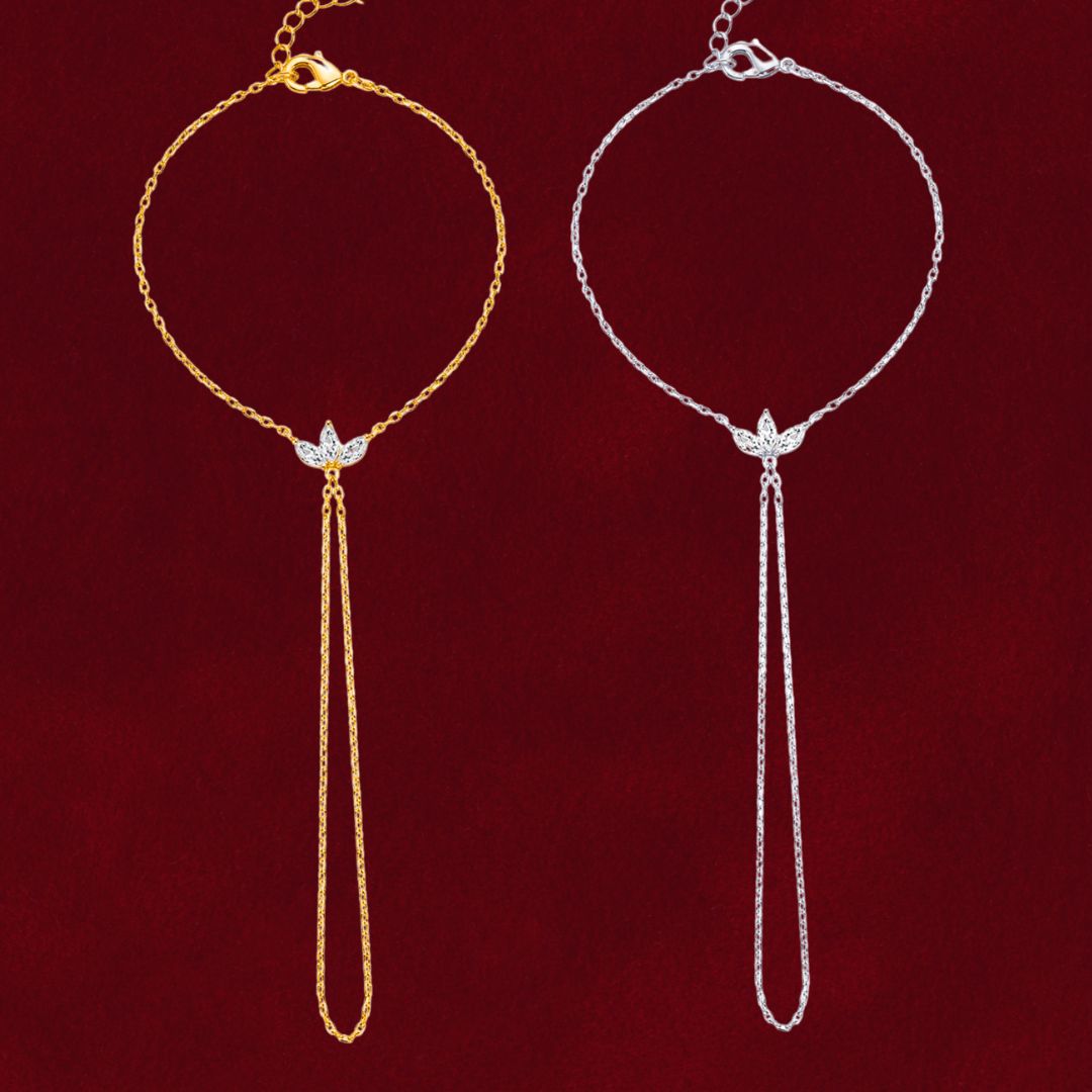 2 Set: Marquise Hand Chains