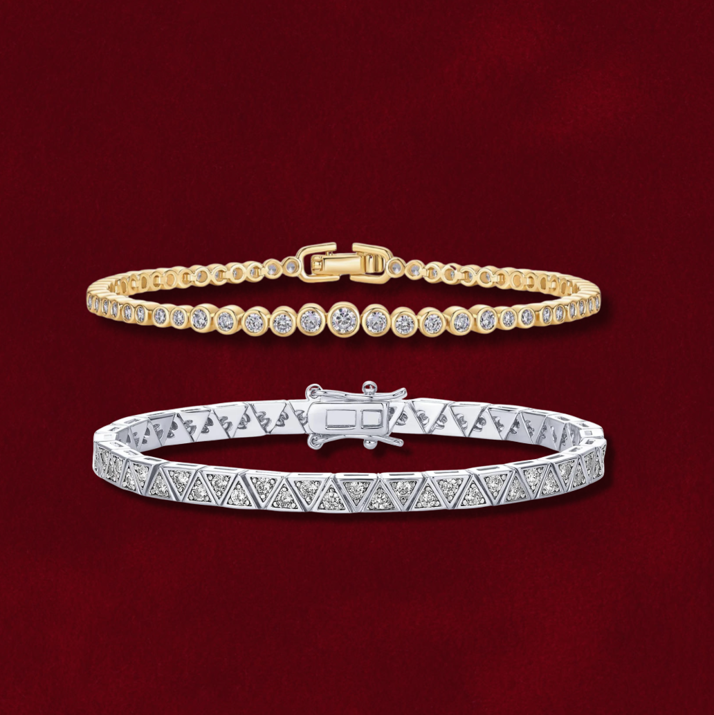 Tennis bracelet set: Trilli & Bezzy