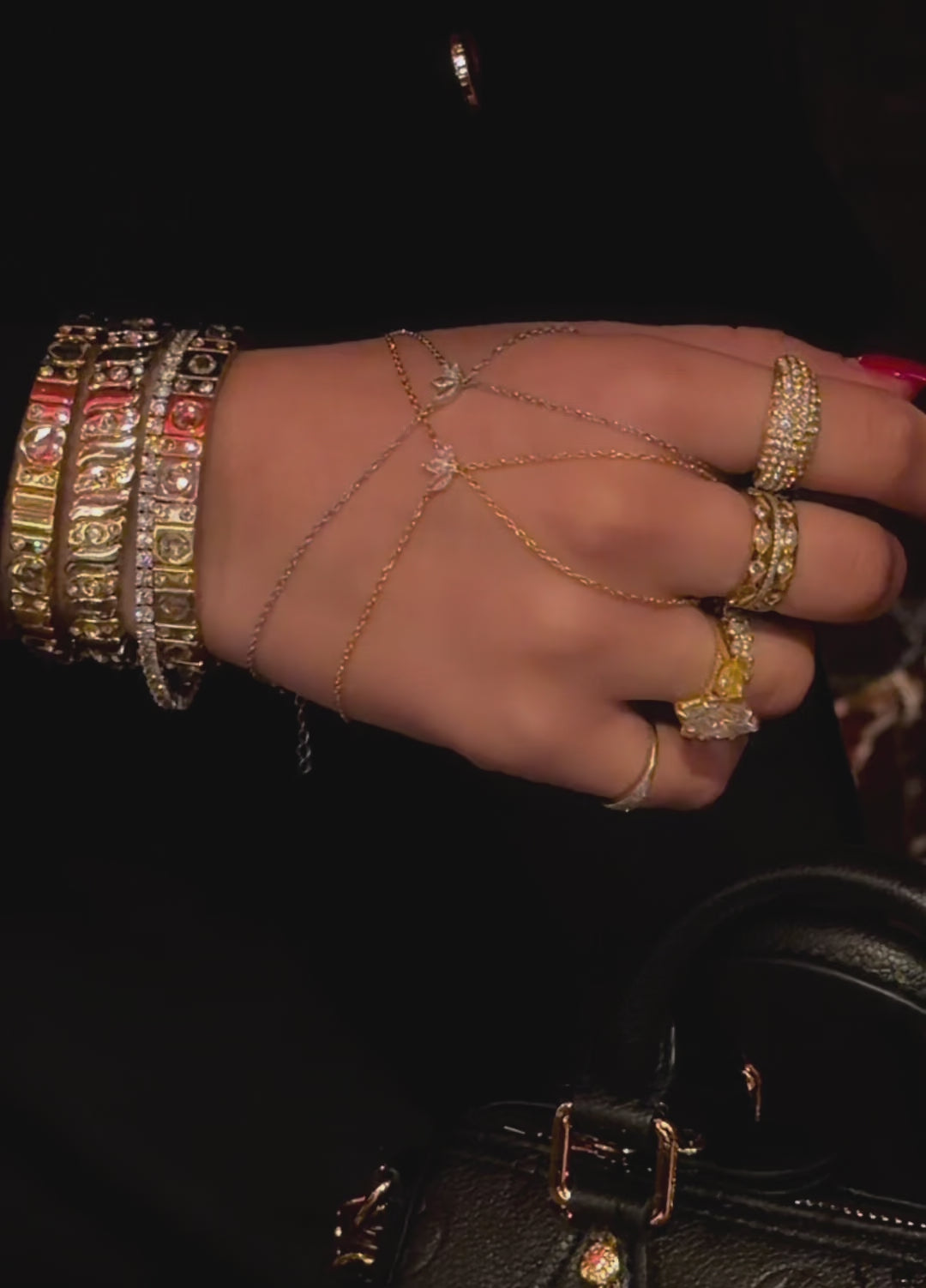 2 Set: Marquise Hand Chains